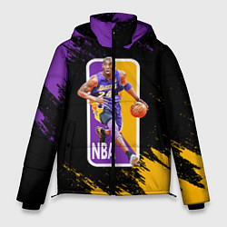 Куртка зимняя мужская LA LAKERS KOBE BRYANT, цвет: 3D-черный