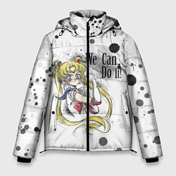 Куртка зимняя мужская Sailor Moon We can do it!, цвет: 3D-черный