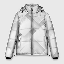 Куртка зимняя мужская Геометрическая Абстракция, цвет: 3D-светло-серый