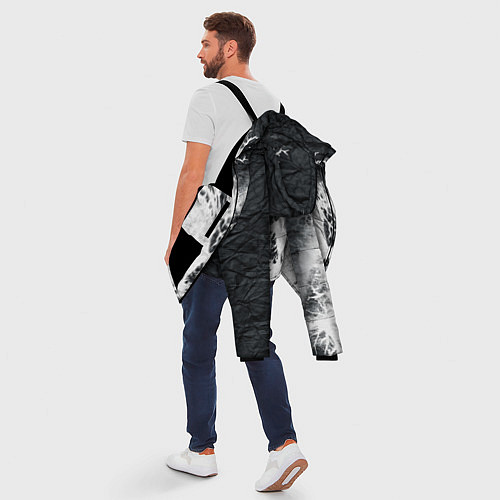 Мужская зимняя куртка Сталкер / 3D-Черный – фото 5