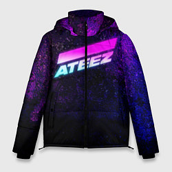 Куртка зимняя мужская ATEEZ neon, цвет: 3D-красный