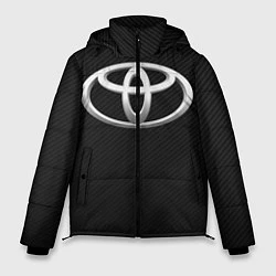 Куртка зимняя мужская Toyota carbon, цвет: 3D-черный