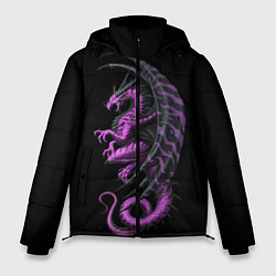 Куртка зимняя мужская Purple Dragon, цвет: 3D-черный