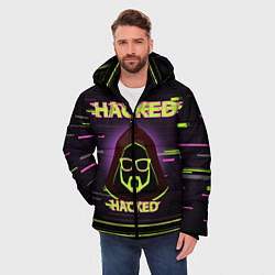 Куртка зимняя мужская Hacked, цвет: 3D-красный — фото 2