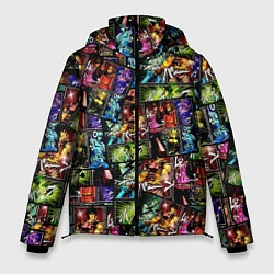 Куртка зимняя мужская JoJo Bizarre Adventure, цвет: 3D-черный