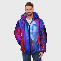 Куртка зимняя мужская Billie Paint Colors, цвет: 3D-черный — фото 2