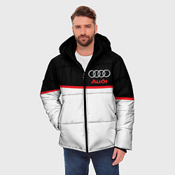 Куртка зимняя мужская AUDI SPORT, цвет: 3D-черный — фото 2