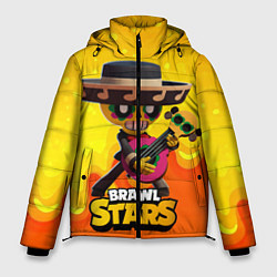 Куртка зимняя мужская Brawl stars poco Поко, цвет: 3D-черный