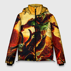 Куртка зимняя мужская Doom Eternal, цвет: 3D-черный