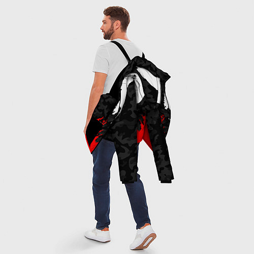 Мужская зимняя куртка RAINBOW SIX SIEGE / 3D-Черный – фото 5