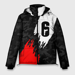 Куртка зимняя мужская RAINBOW SIX SIEGE, цвет: 3D-черный