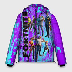 Куртка зимняя мужская Fortnite, цвет: 3D-черный
