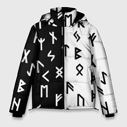 Куртка зимняя мужская РУНЫ, цвет: 3D-черный