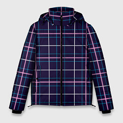 Куртка зимняя мужская Шотландка, цвет: 3D-черный