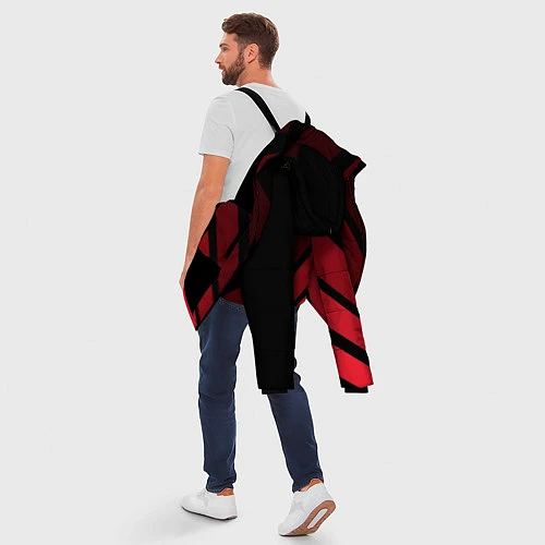 Мужская зимняя куртка MITSUBISHI / 3D-Черный – фото 5