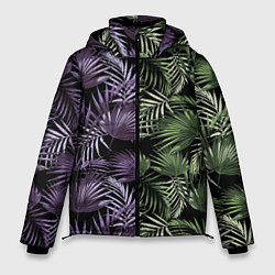 Куртка зимняя мужская Пальмы, цвет: 3D-черный