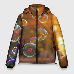 Мужская зимняя куртка Мыльные пузыри
