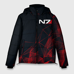 Куртка зимняя мужская MASS EFFECT N7, цвет: 3D-красный