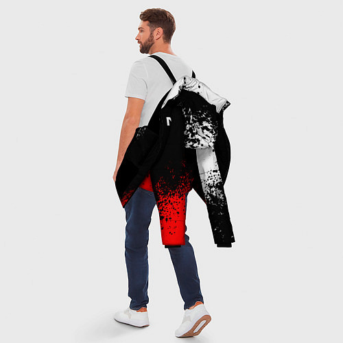 Мужская зимняя куртка MASS EFFECT N7 / 3D-Черный – фото 5
