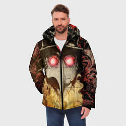 Куртка зимняя мужская Чумной доктор Мор, цвет: 3D-черный — фото 2