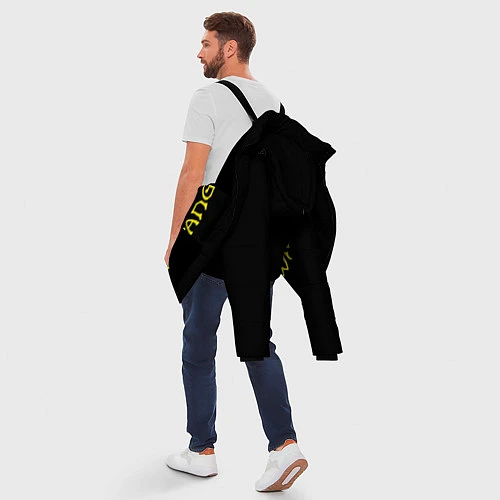 Мужская зимняя куртка WU-TANG CLAN / 3D-Черный – фото 5
