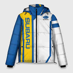 Куртка зимняя мужская Subaru Driver team, цвет: 3D-черный