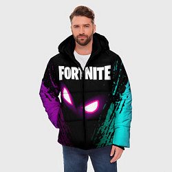 Куртка зимняя мужская FORTNITE, цвет: 3D-черный — фото 2