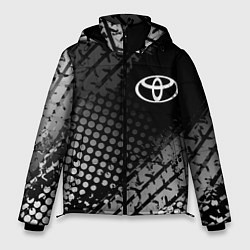 Куртка зимняя мужская Toyota, цвет: 3D-черный