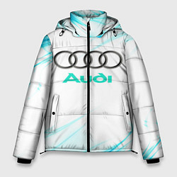 Куртка зимняя мужская Audi, цвет: 3D-красный