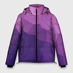 Куртка зимняя мужская Пикси кристаллы, цвет: 3D-черный