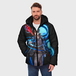 Куртка зимняя мужская БАШНЯ БОГА, цвет: 3D-черный — фото 2