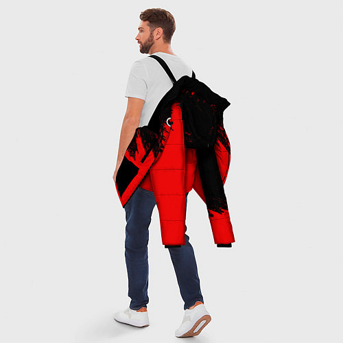 Мужская зимняя куртка AUDI / 3D-Черный – фото 5