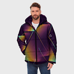 Куртка зимняя мужская RARE, цвет: 3D-черный — фото 2