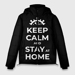 Мужская зимняя куртка Keep calm and stay at home