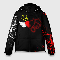 Куртка зимняя мужская Добро и зло, Payton Moormeier, цвет: 3D-черный