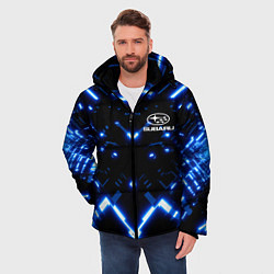 Куртка зимняя мужская SUBARU, цвет: 3D-черный — фото 2