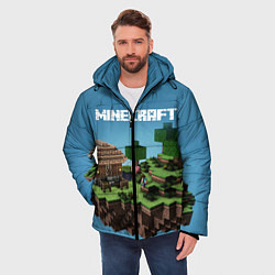 Куртка зимняя мужская Minecraft, цвет: 3D-черный — фото 2