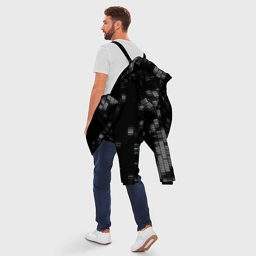 Мужская зимняя куртка CHEVROLET / 3D-Черный – фото 5