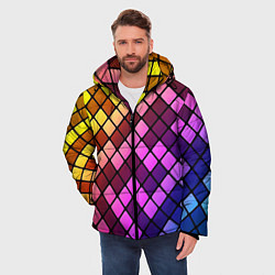 Куртка зимняя мужская МОЗАИКА, цвет: 3D-черный — фото 2