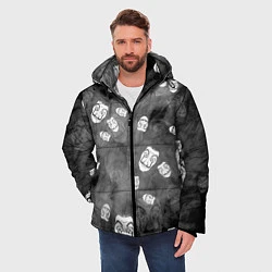 Куртка зимняя мужская La Casa de Papel Z, цвет: 3D-черный — фото 2