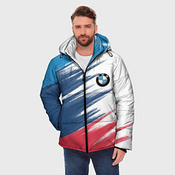 Куртка зимняя мужская BMW, цвет: 3D-красный — фото 2