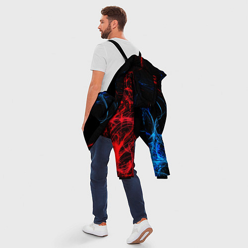 Мужская зимняя куртка SMOKE COLOR / 3D-Черный – фото 5
