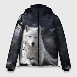 Куртка зимняя мужская БЕЛЫЙ ВОЛК D, цвет: 3D-черный