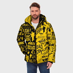Куртка зимняя мужская BILLIE EILISH БИЛЛИ АЙЛИШ, цвет: 3D-черный — фото 2