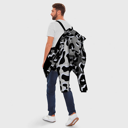 Мужская зимняя куртка Print / 3D-Черный – фото 5