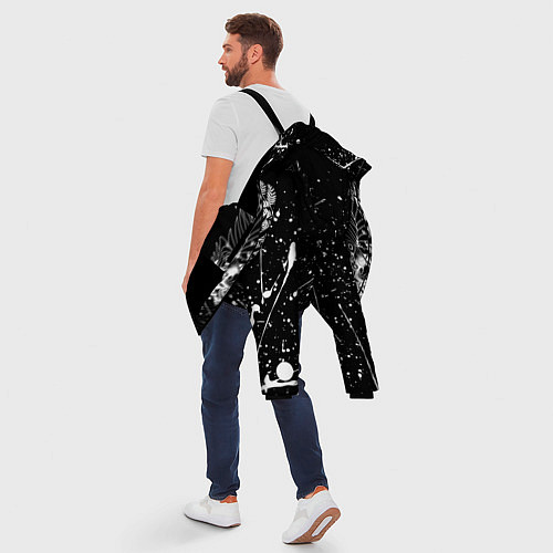 Мужская зимняя куртка ОДНИ ИЗ НАС ТАТУ ЭЛЛИ / 3D-Черный – фото 5