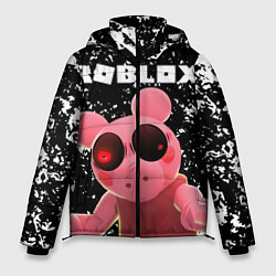 Куртка зимняя мужская Roblox Piggy, цвет: 3D-светло-серый