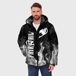 Куртка зимняя мужская FAIRY TAIL ХВОСТ ФЕИ, цвет: 3D-светло-серый — фото 2