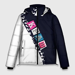 Куртка зимняя мужская Краш, цвет: 3D-черный