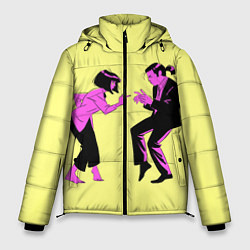 Куртка зимняя мужская Криминальное чтиво, цвет: 3D-черный